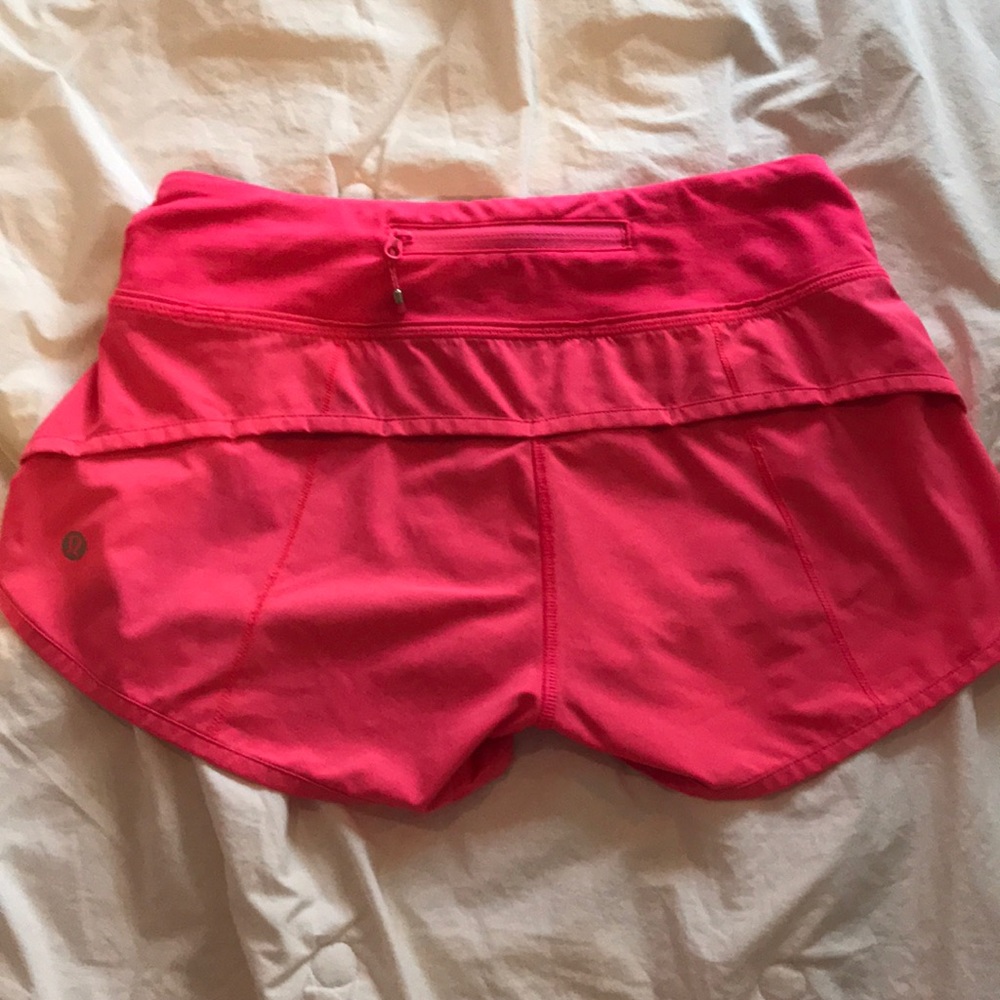 Lululemon speed shorts